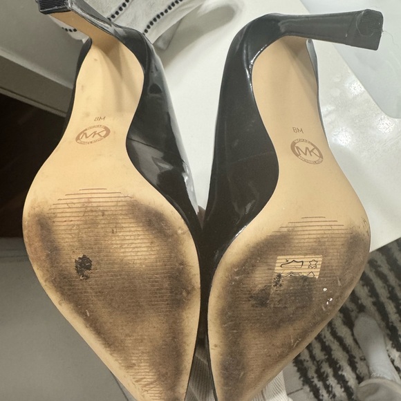 Michael Kors Glossy Black Heels - Picture 4 of 4